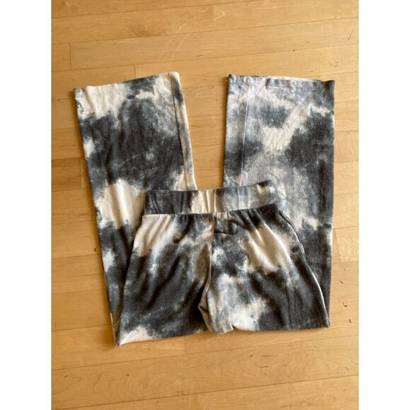 SOCIALITE BNWOT Women fleece tie dye wide leg lounge pants sz small NEW - Picture 6 of 6